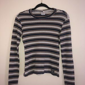 Long Sleeved Striped Top